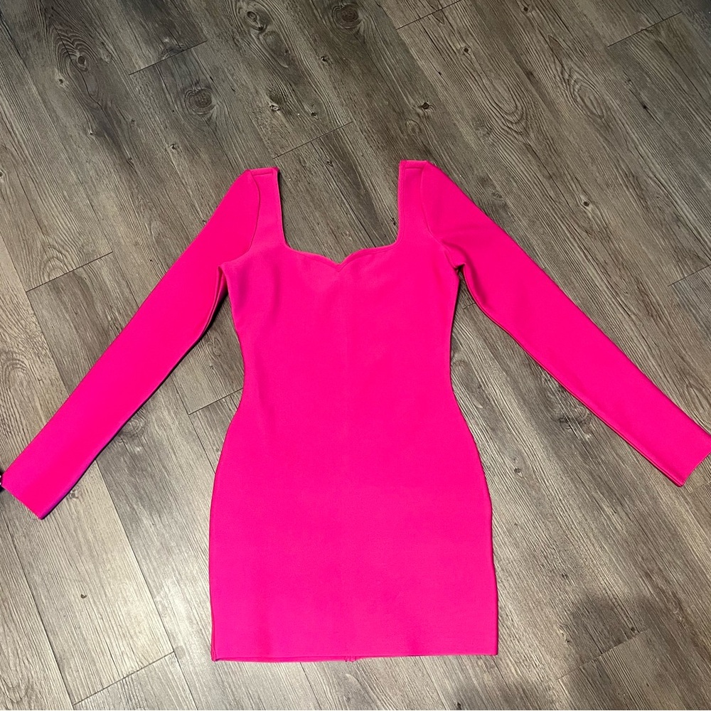 Super down pink dress